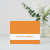 モデレートホワイトフラットバンド葉書 ポストカード (スタンド正面)