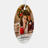 モデンオーナメント写真クリスマス メタルオーナメント (正面右)