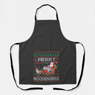 モデングメリーマモーデングクリスマスサンタヒッポ エプロン