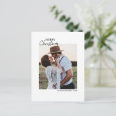 モデンフォトクリスマスはがき編集可能印刷可能 ポストカード (スタンド正面)