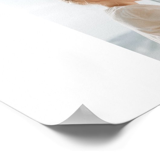 モデン3コラージュ写真とグレーの最高の家族ギフト ポスター (角)