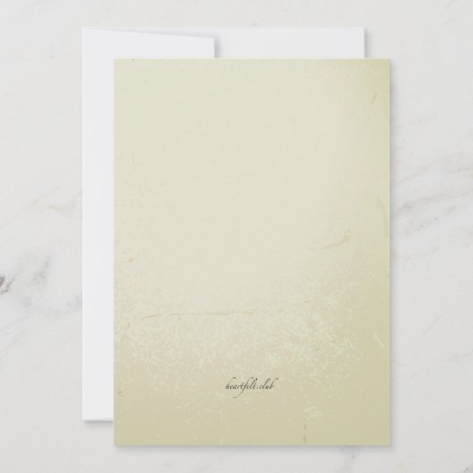 モデ10代のルファッション表示招待状 招待状 (裏面)