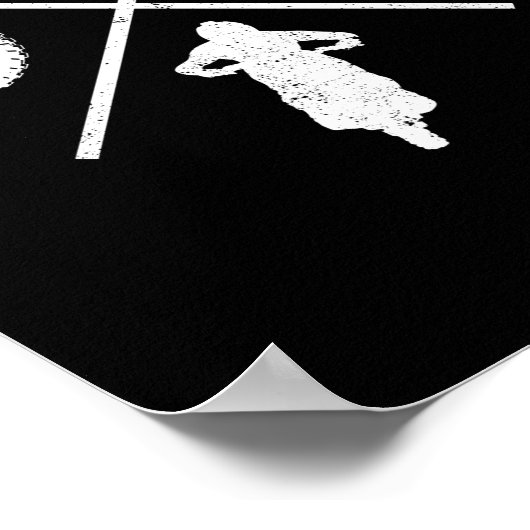 モトおもしろいクロスダートバイクモトクロスバイクもしくは自転車に乗る人 ポスター (角)