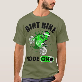 モトおもしろいクロスライダー用ギフトのダートバイクモード Tシャツ