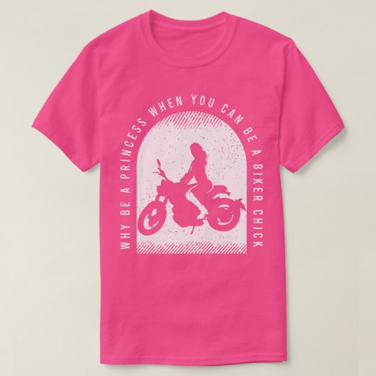 モトおもしろいラシクの恋人のための女性バイクもしくは自転車に乗る人ことわざ Tシャツ (デザイン正面)