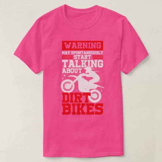 モトクロスおもしろいダートバイクライダーギフト Tシャツ (デザイン正面)