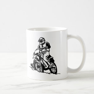 モトクロスのオートバイ コーヒーマグカップ