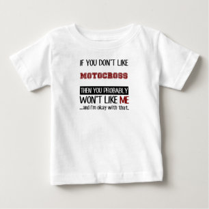 モトクロスのカッコいいを好まなければ ベビーTシャツ