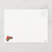 モトクロスのクリスマスカード シーズンポストカード (裏面)