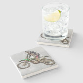 モトクロスのコースター ストーンコースター (横)