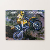 モトクロスのパズル-クラシックなモトクロス(PZL-BH4) ジグソーパズル (横)