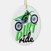 モトクロスの常習者 セラミックオーナメント (右)