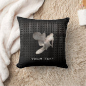 モトクロスの鞭; クールな黒 クッション (ブランケット)