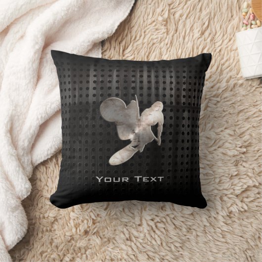 モトクロスの鞭; クールな黒 クッション (ブランケット)