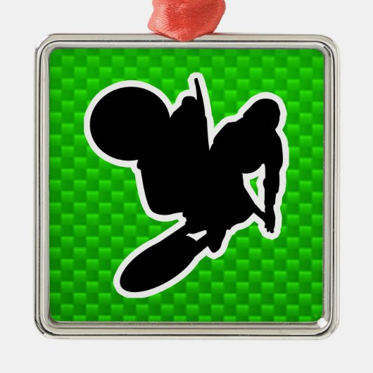 モトクロスの鞭 メタルオーナメント (正面)