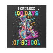 モトクロスの100人の日を潰した ノートパッド (正面)