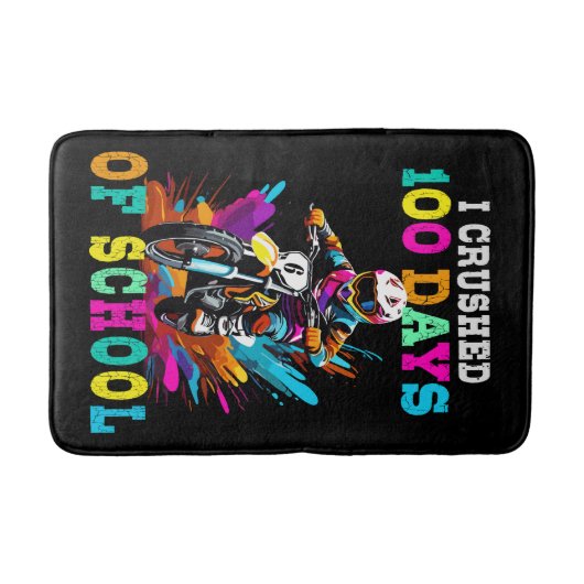 モトクロスの100人の日を潰した バスマット (正面)