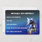 モトクロスへの招待 招待状 (正面)