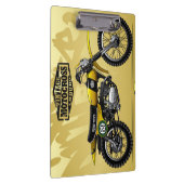 モトクロスイエローダートバイククリップボード | オフロード クリップボード (右)