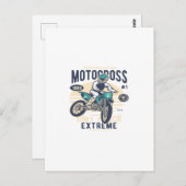 モトクロスエクストリームダートトラック ポストカード (正面/裏面)