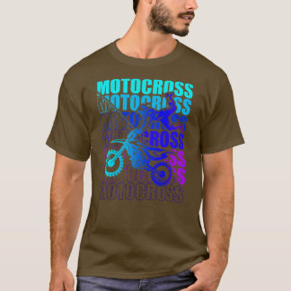モトクロスエンデューロモーターバイクフリースタイルエクストリームスポーツ Tシャツ