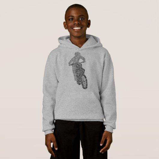 モトクロスオフロードオートバイワードアート (正面フル)