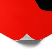 モトクロスオートバイスポーツポップ・アートのアート ポスター (角)