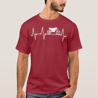 モトクロスオートバイハートビートバイクもしくは自転車に乗る人プレミアム Tシャツ