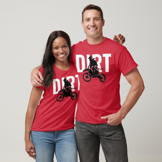 モトクロスオートバイポップ・アートのスポーツアートダート Tシャツ (ユニセックス)