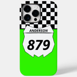 モトクロスカスタムダートバイク番号プレートオングリーン Case-Mate iPhone 14 PRO MAXケース