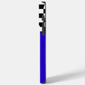 モトクロスカスタムダートバイク番号プレートオンブルー Case-Mate iPhoneケース (裏面 / 左)