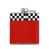 モトクロスカスタムダートバイク番号プレートオンレッド フラスク (裏面)