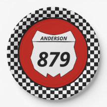 モトクロスカスタムダートバイク番号プレートオンレッド