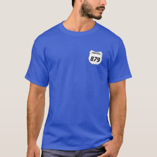 モトクロスカスタムダートバイク番号プレート(名前) Tシャツ