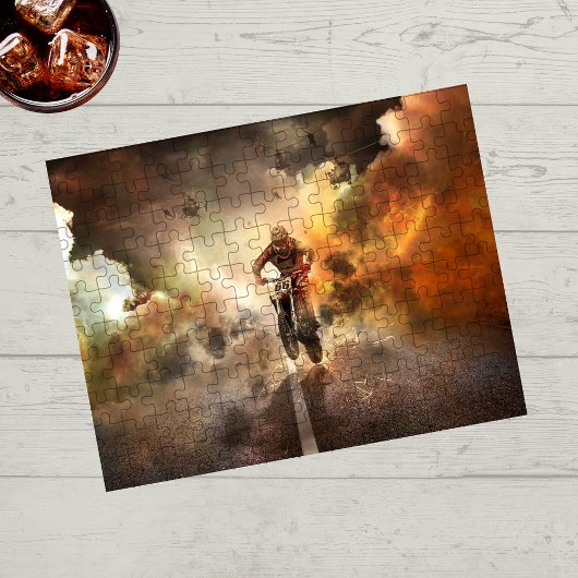 モトクロスカッコいいバイクハイウェイ ジグソーパズル