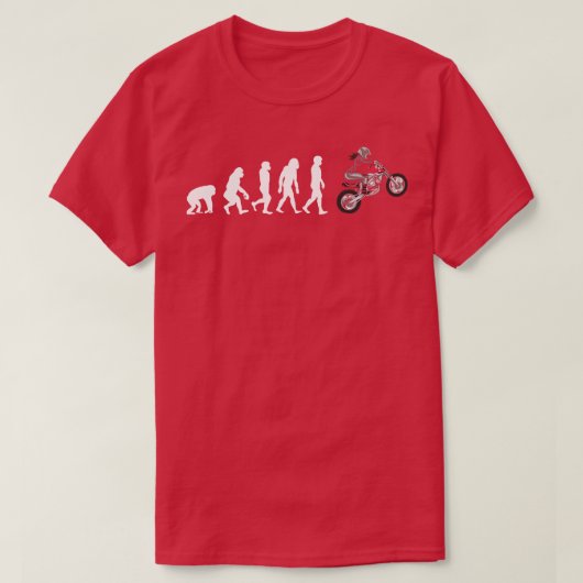 モトクロスガールの進化 Tシャツ (デザイン正面)