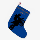 モトクロスクリスマスストッキング スモールクリスマスストッキング (正面 (吊り時))