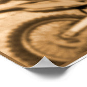 モトクロスサスカッチダートバイクビッグ足おもしろいホテル ポスター (角)