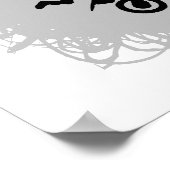 モトクロススクライブルスタイル ポスター (角)