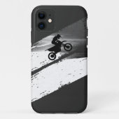 モトクロスダートバイクのライダージャンピングダン Case-Mate iPhoneケース (裏面)