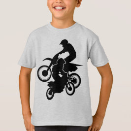 モトクロスダートバイクオフロードオートバイレース Tシャツ