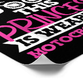 モトクロスダートバイクガール ポスター (角)