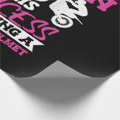 モトクロスダートバイクガール ラッピングペーパー (角)