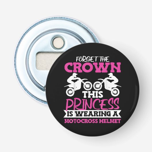 モトクロスダートバイクガール 栓抜き (正面)