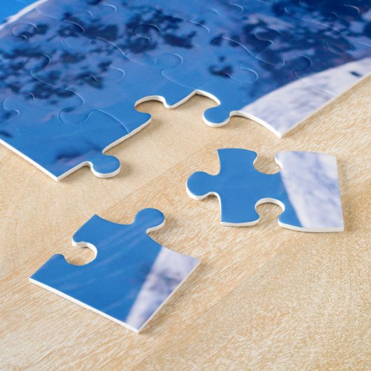 モトクロスダートバイクジャンプマウンテンエクストリームスポーツ ジグソーパズル (側面)