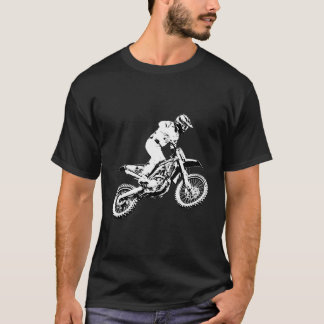 モトクロスダートバイクジャンプ Tシャツ