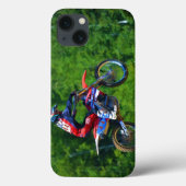 モトクロスダートバイクチャンピオンレーサー Case-Mate iPhoneケース (裏面)