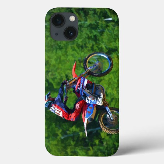 モトクロスダートバイクチャンピオンレーサー Case-Mate iPhoneケース (裏面)