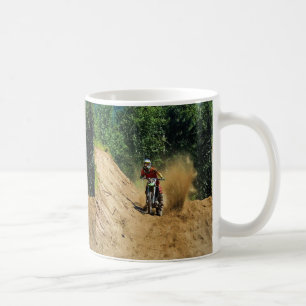 モトクロスダートバイクチャンピオンレース コーヒーマグカップ