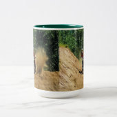 モトクロスダートバイクチャンピオンレース ツートーンマグカップ (中央)